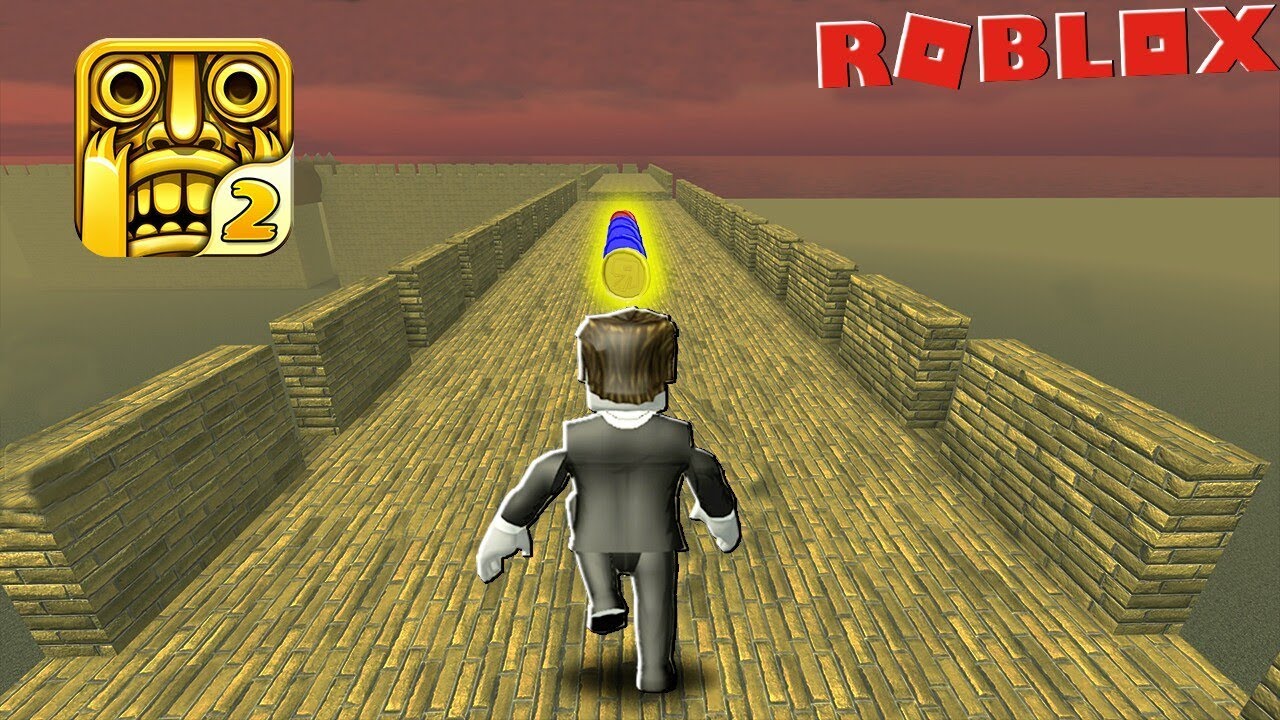 SLENDERMAN CHƠI THỬ TEMPLE RUN 2 TRONG ROBLOX - youtube