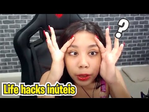 REAGINDO A LIFE HACKS INÚTEIS!!