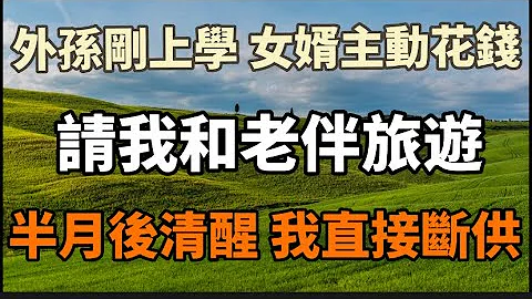 外孫剛上學，女婿主動花1萬請我和老伴旅遊，半月後清醒，我直接斷供#中老年心語 #養老 #幸福人生 #為人處世 - 天天要聞