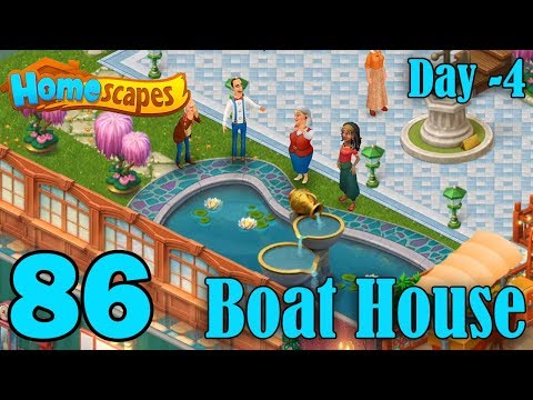 Homescapes Story Walkthrough Gameplay - Boat House - Day 4 - Part 86