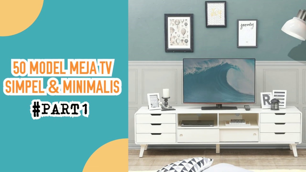 50 Model  Meja  TV Simpel Minimalis  YouTube