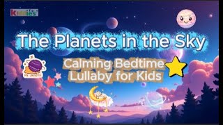 🌙✨ The Planets in the Sky | A Gentle Lullaby for Restful Sleep | Nursery Rhymes ✨🌙