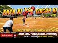 Ekta Xl Vs EIdgah Xl Cricket match At Khimchand School in Anter Samaj Plastic cricket Tournament