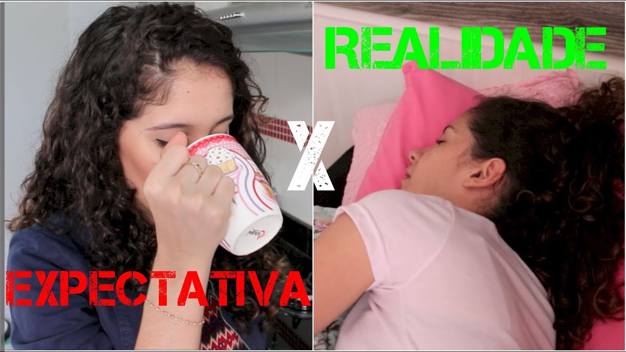 Rotina pela manhã: Expectativa x Realidade