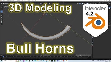 Blender Horn 3D Modeling Tutorial #Blender #3dmodeling #tutorial #horn #bullhorn #blender3d