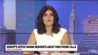 Williamsburg officials warns residents on fake phone call scam