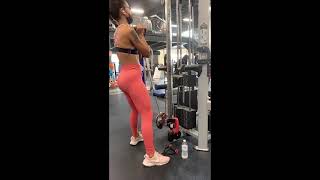 Cable Machine Front Squat | Gym Quad/Leg Day Exercises