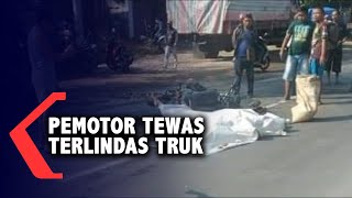 Pengendara Motor Tewas Terlindas Truk Pupuk