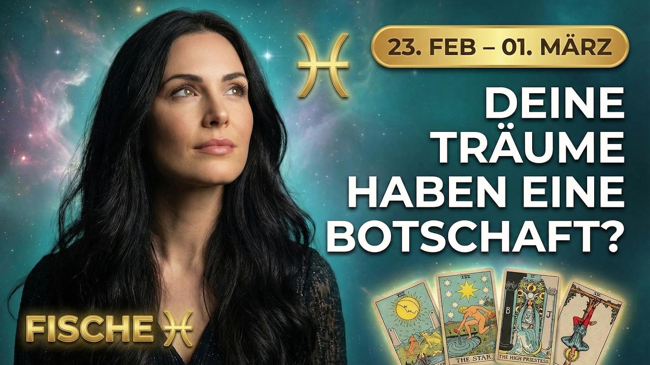 FISCHE ♓ 23. FEB – 01. MÄRZ: Deine TRÄUME haben eine Botschaft! ✨ Liebe, Beruf & Tarot-Orakel