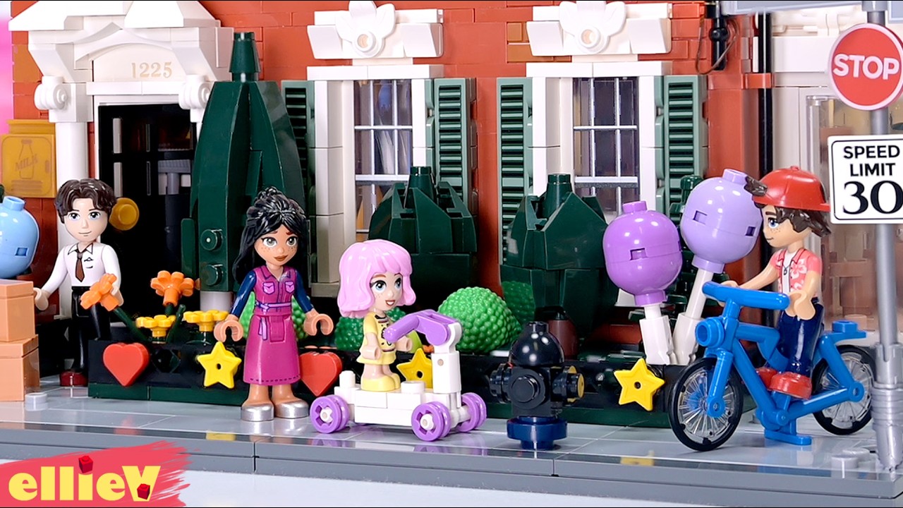 Сборный кукольный домик с работающим освещением! Обзор и сборка дома из красного кирпича от Lumib...