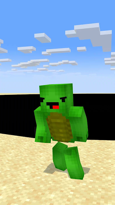 JJ and Mikey Running Away From Black Hole 💀 - Maizen Minecraft Animation #maizen #minecraft #shorts