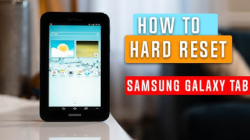 How to Restore Samsung Galaxy Tab 2 to Factory Settings - Hard Reset