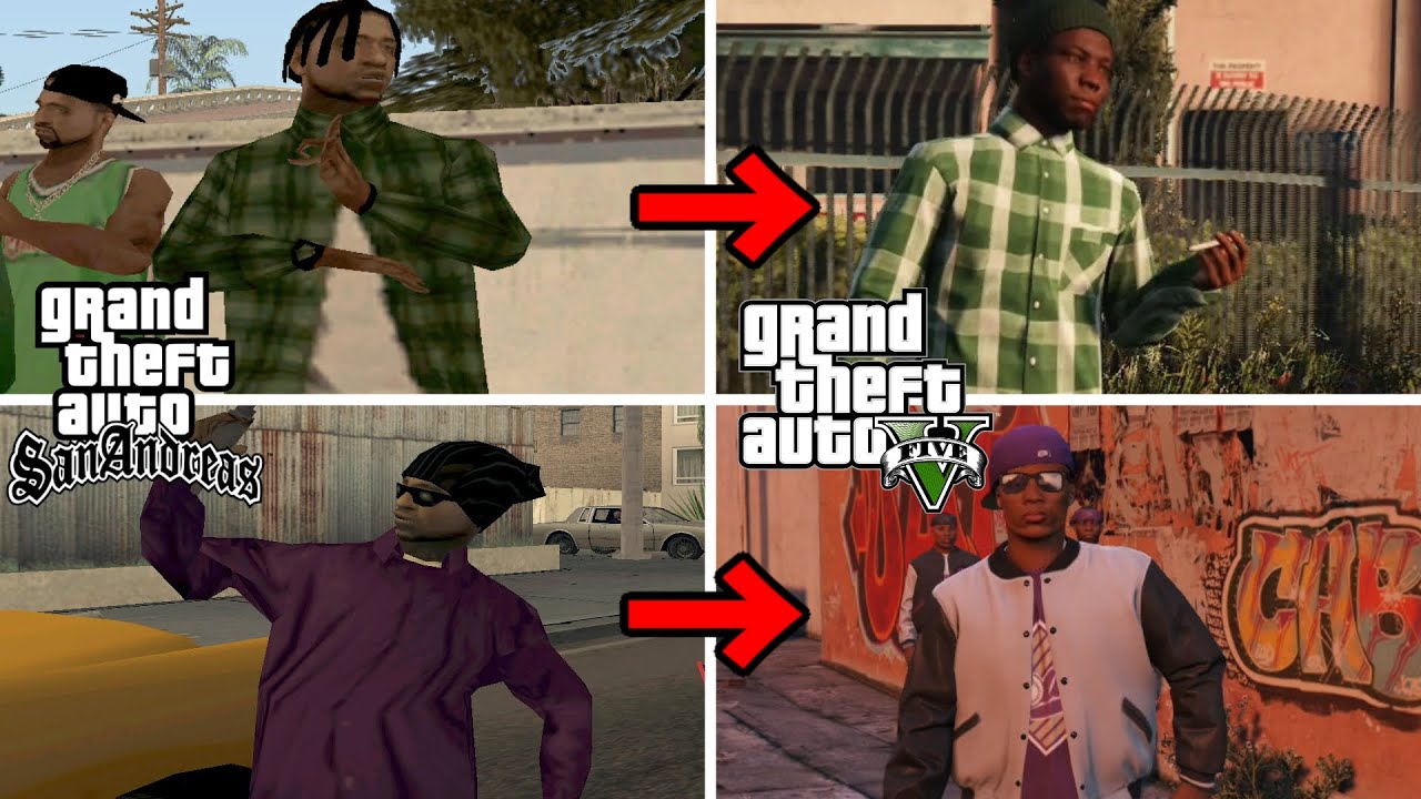 【検証GTA】SAに登場したギャングをVと比較してみた