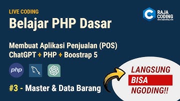 Belajar PHP Dasar, Membuat Aplikasi Penjualan (POS) | #3 - Master & Data Barang