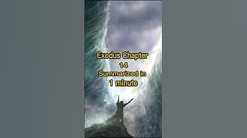 Exodus 14 Summarized in 1 Minute (Moses, Aaron, Egypt, Pharaoh) #god #trending #viral #viralvideo