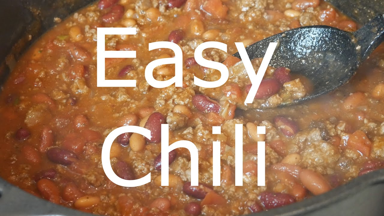Easy Chili - YouTube