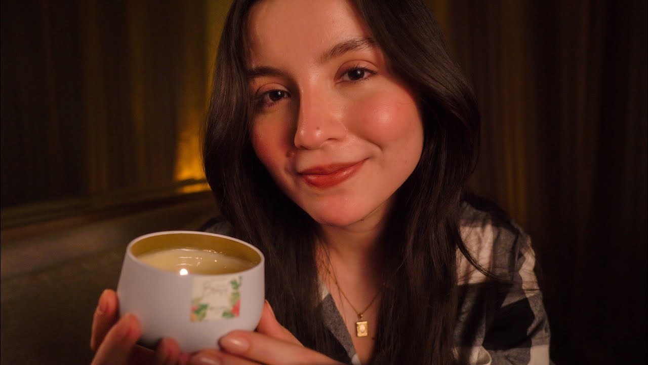 ASMR 🕯️ Hora de Dormir (massagem, atenção pessoal, voz suave e muitos sussurros)
