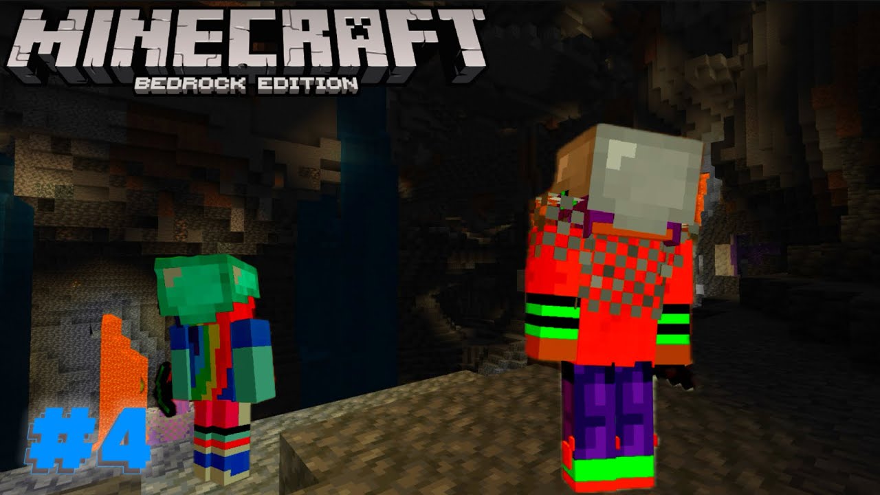Let's Play Minecraft Survival Episode 4 - BIG CAVERN! - YouTube