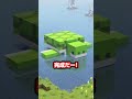 カメくんのお家が壊されたのでプレゼントしたら #マイクラ #マインクラフト #minecraft #shorts