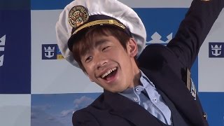 織田信成、4歳長男の滑りに「フィギュアの才能ある」　豪華客船「ボイジャー・オブ・ザ・シーズ」PRアンバサダー任命式3