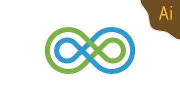 Draw infinity crossed lines logo (Illustrator Tutorial) — abcinformatic