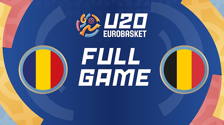 Klasse. Wedstrijd 11-12 | Roemenië - België | Volledige basketbalwedstrijd | FIBA U20 EuroBasket 2025