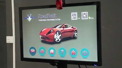 ROADBUCK 3d car wheel alignment R800Operation video