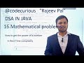 16 Data Structure & Algorithms | mathematical problems | complete course for job