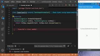 Flutter - UpperCase and LowerCase in TextField