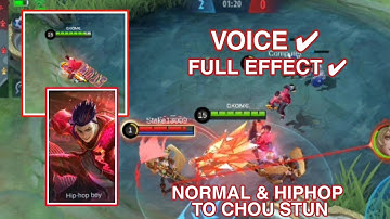 CHOU SCRIPT STUN FULL EFFECT | NORMAL & HIP HOP TO CHOU STUN
