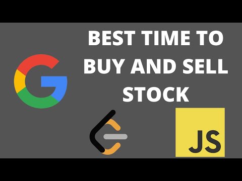 Best Time to Buy and Sell Stock - Leetcode 121 - Javascript