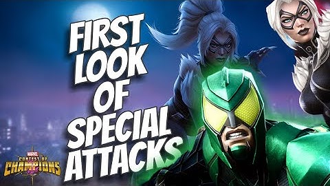 Scorpion and Blackcat mcoc First Look on all Special attacks | MCOC