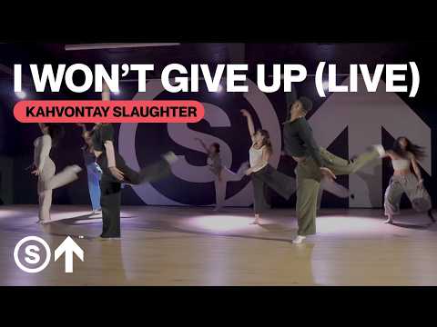 "I Won't Give Up (Live)" - Jason Mraz | Kahvontay Slaughter Choreography