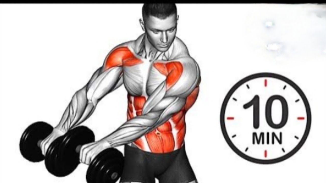 10 MINUTE LIGHTWEIGHT DUMBBELL FULL BODY HOME AND GYM WORKOUT 