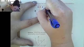 2.1A: Increasing, Decreasing, and Constant Functions