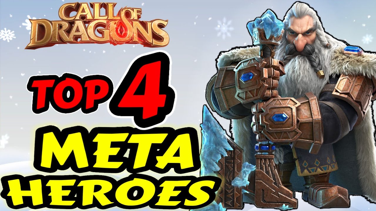 ТОП-4 МЕТА-ГЕРОЕВ в Call of Dragons: все войска - приоритетные инвестиции