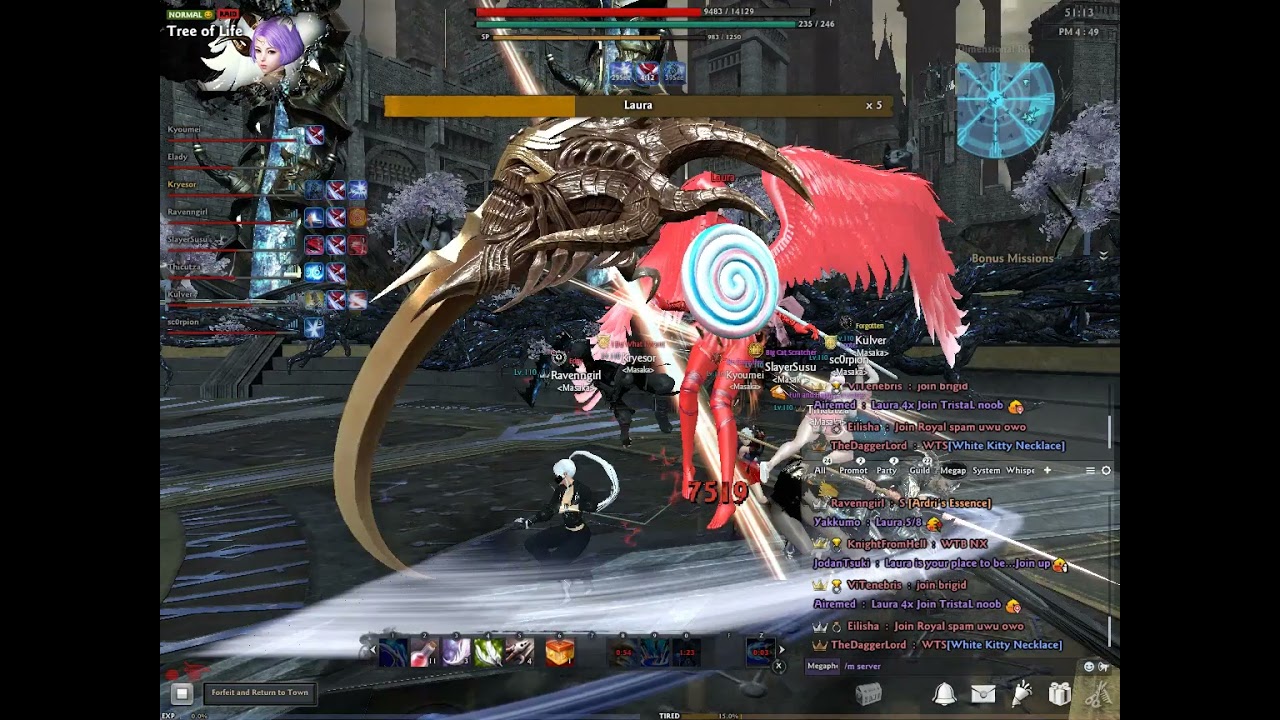 Vindictus EU - Tree of Life - Laura (Grimden Gameplay)