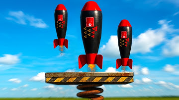 Garrys Mod Bombs vs Spring Board Most Explosive Test BOOM!