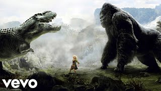 Brennan Savage - Look at Me Now (ISVNBITOV Remix) | King Kong vs T-Rex (Fight Scene) Resimi