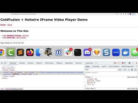 Persisting An IFrame-Based Video Player Across Page Visits With Hotwire And Lucee CFML