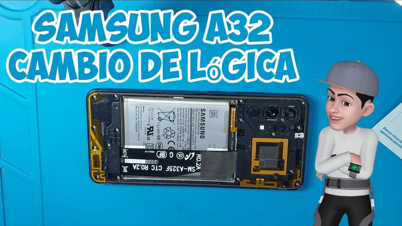 Samsung A32 4g Como Abrir o Desmontar/Cambio De Logica o Tarjeta Madre