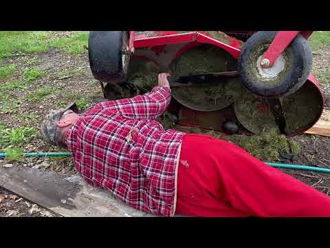 Country Clipper - #1: General Maintenance On The Tip Up Mower Deck
