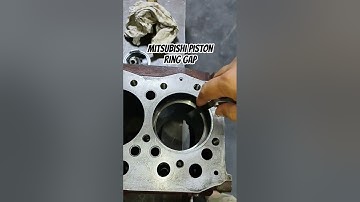 Mitsubishi piston ring gap, #shortsvideo #youtubeshorts #mechanic #ofw
