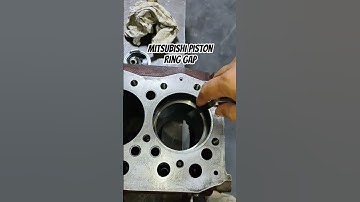 Mitsubishi piston ring gap, #shortsvideo #youtubeshorts #mechanic #ofw