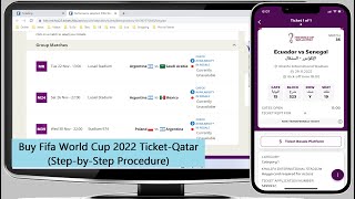 How to Properly Book Fifa World Cup 2022 Ticket Qatar (Official Step-by-Step New &amp; Registered User)