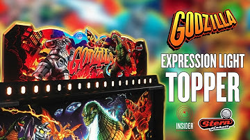 Godzilla Pinball Expression Light Topper