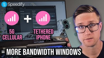 How to Combine a 5G Cellular Adapter and a Tethered iPhone on Windows PC to Increase Bandwidth