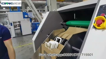 Testing|Spanish Client|460 auto square bottom paperbag machine with twisted and flat handle online