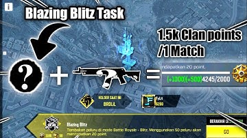 +1.5k CLAN CREDITS BY DOING BLAZING BLITZ TASK IN COD MOBILE