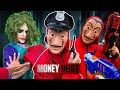 MONEY HEIST vs BAD POLICE IN REAL LIFE (Epic Parkour POV Chase)
